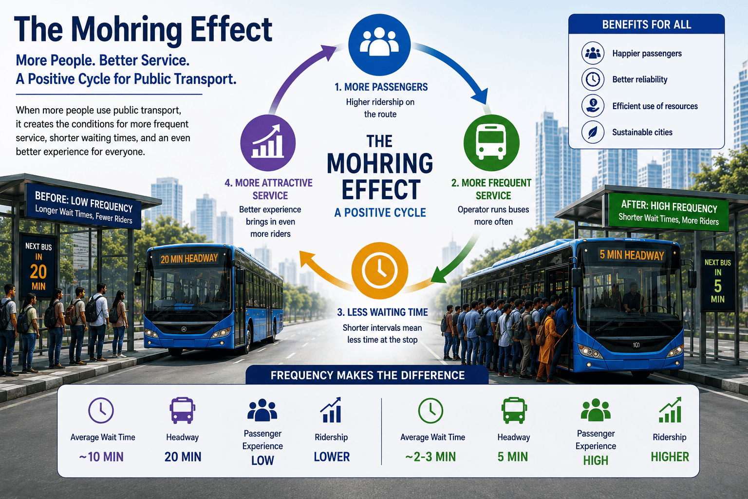 The Mohring Effect: Why More People Using Public Transport Can Actually Make It Better