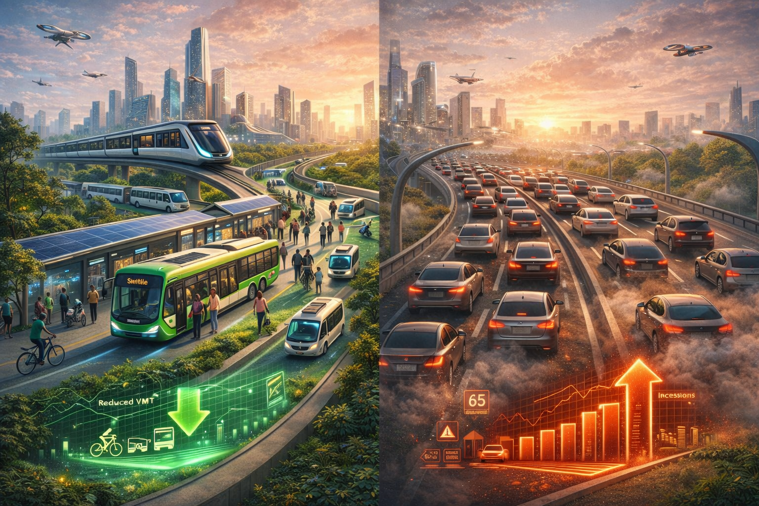 Why Solving Traffic Congestion Needs Smarter Public Transport, Not Just Wider Roads