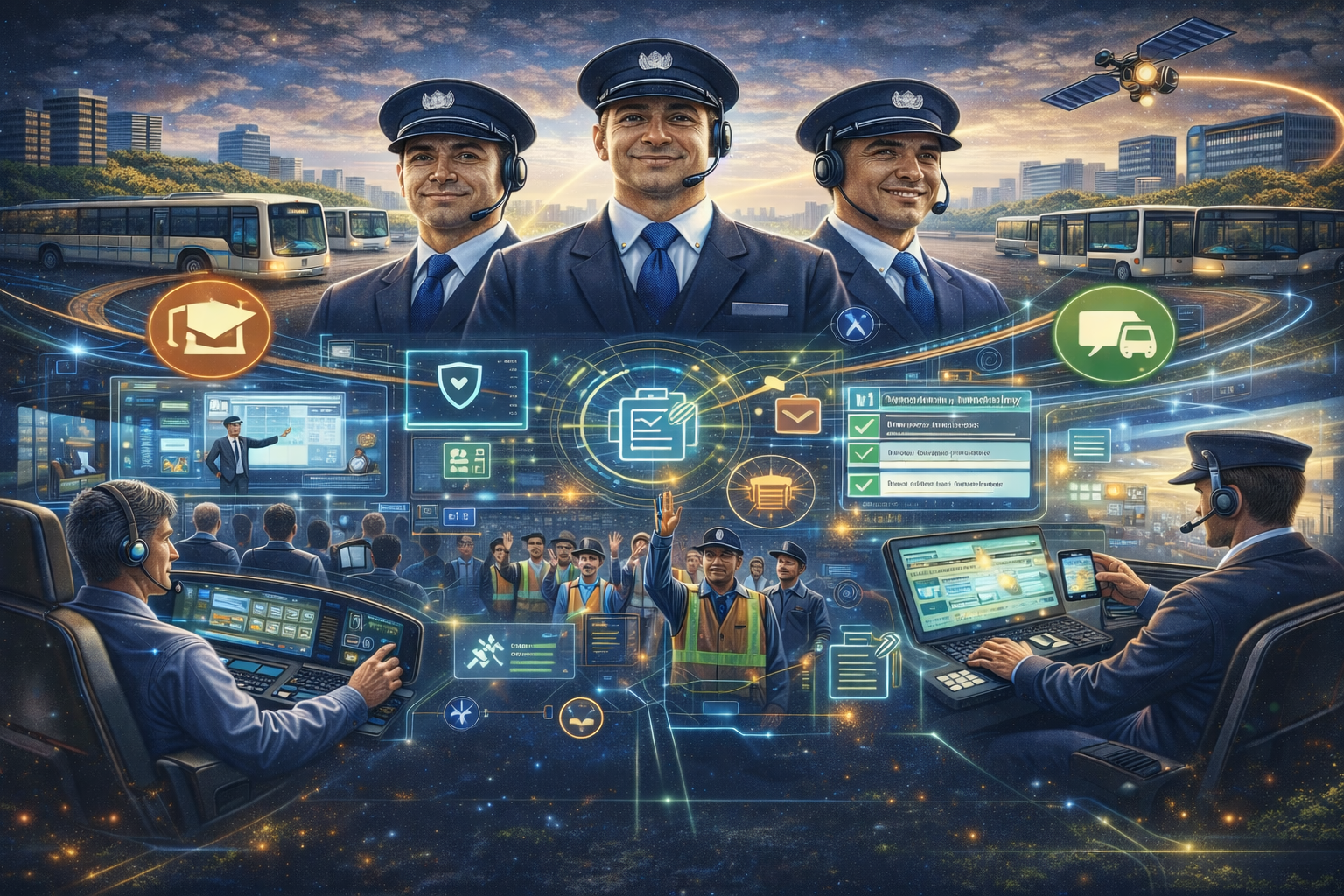 Driver Management in Public Transport: Training, Compliance & Real-Time Communication