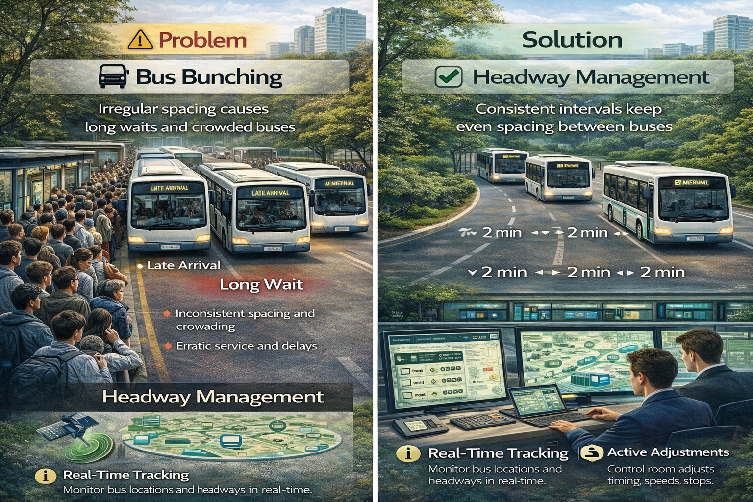 Headway Management Explained: The Real Fix for Bus Bunching