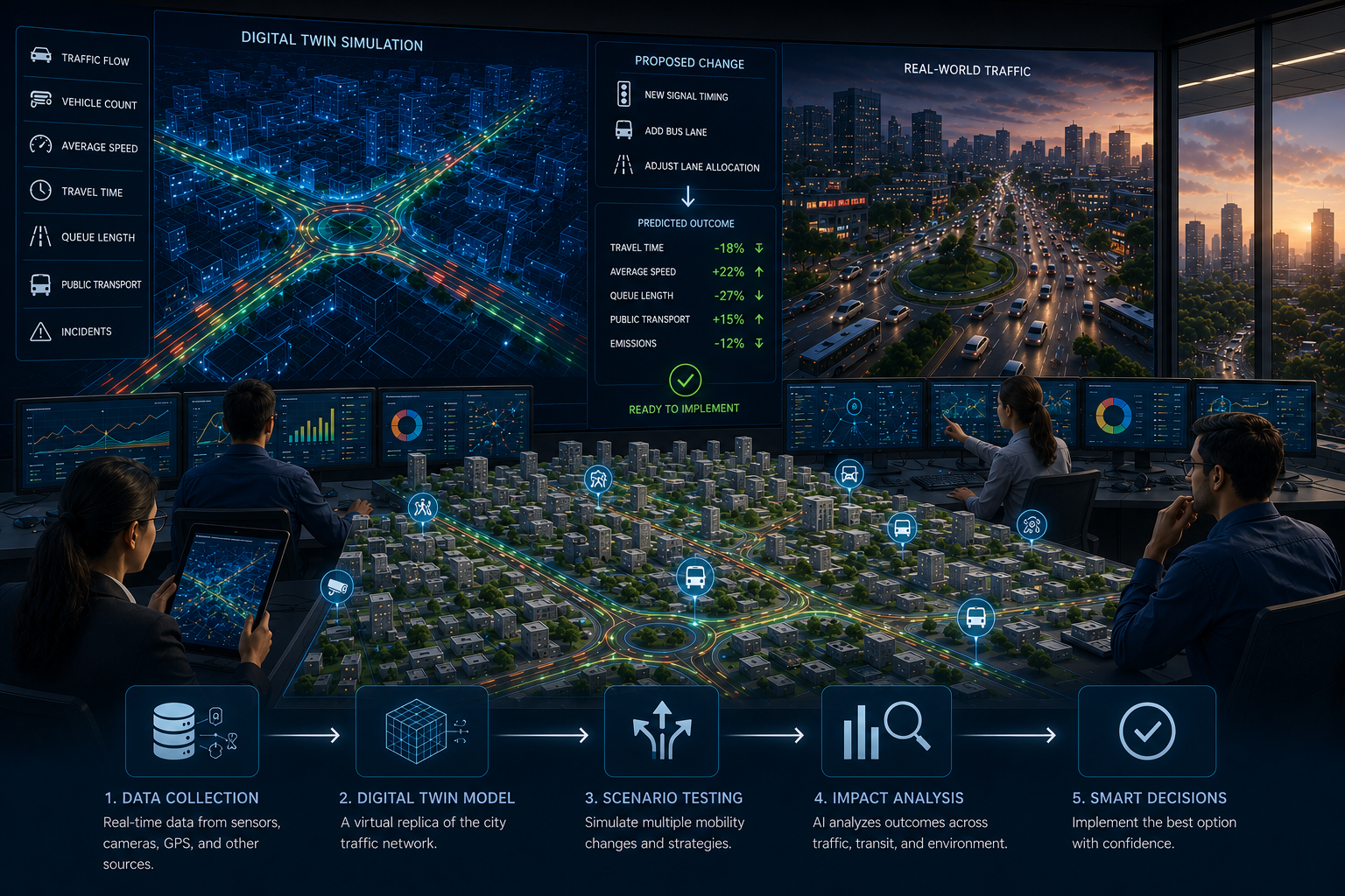 Digital Twins in Traffic Management: How Cities Are Testing Mobility Changes Before Implementing Them