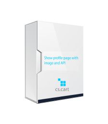 Show profile page with image and API