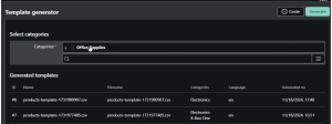 Category-Wise Product Upload Template Generator Addon for Cs Cart