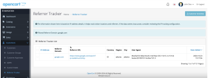 Referrer Tracker V4 for Open Cart