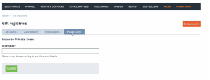 Gift Registry Addon for Cs Cart