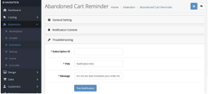 Abandoned Cart Reminder V4 for Open Cart