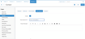 Form Auto Responder Addon for Cs Cart