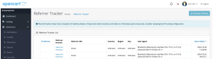 Referrer Tracker V4 for Open Cart