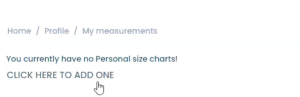 Customer Size Charts Addon for Cs Cart