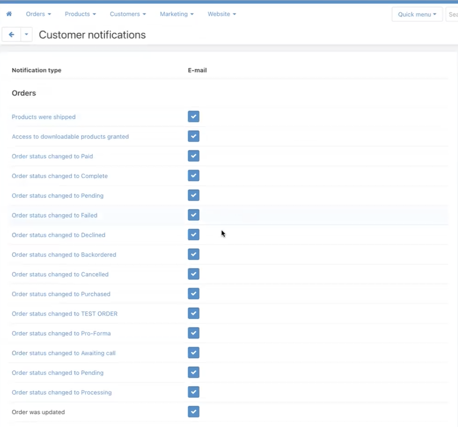 Customer Chasing Emails Addon for CS-Cart — screenshot 1