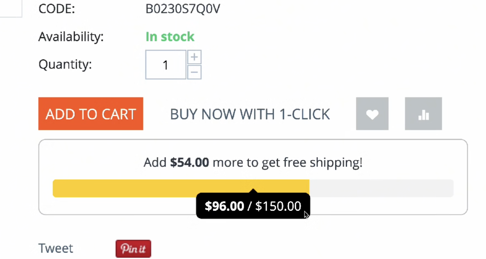 Free Shipping Notifier Addon for CS-Cart — screenshot 4