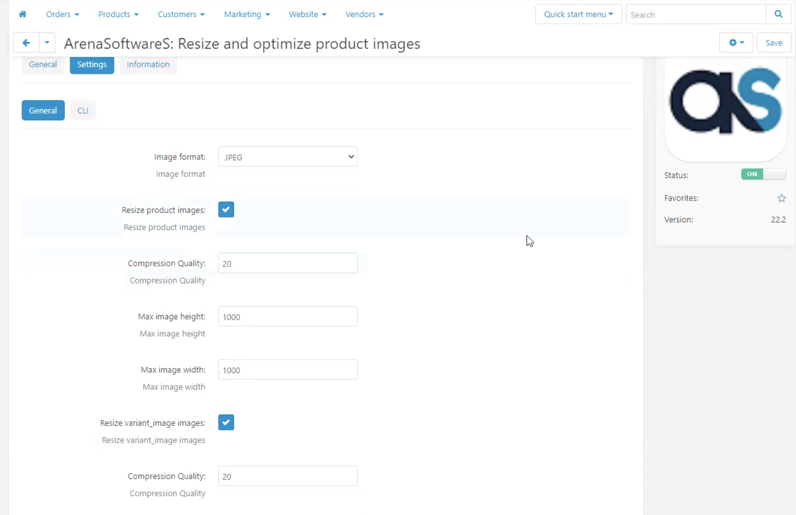 Image Optimizer Addon for CS-Cart — screenshot 5