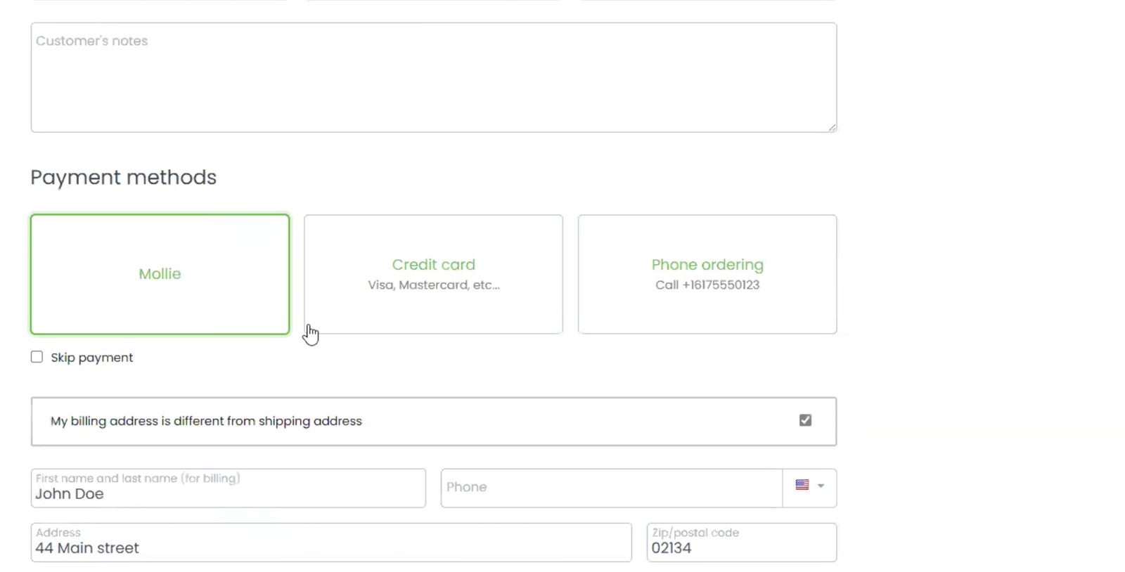 Mollie Payment Gateway Kit for CS-Cart — screenshot 1