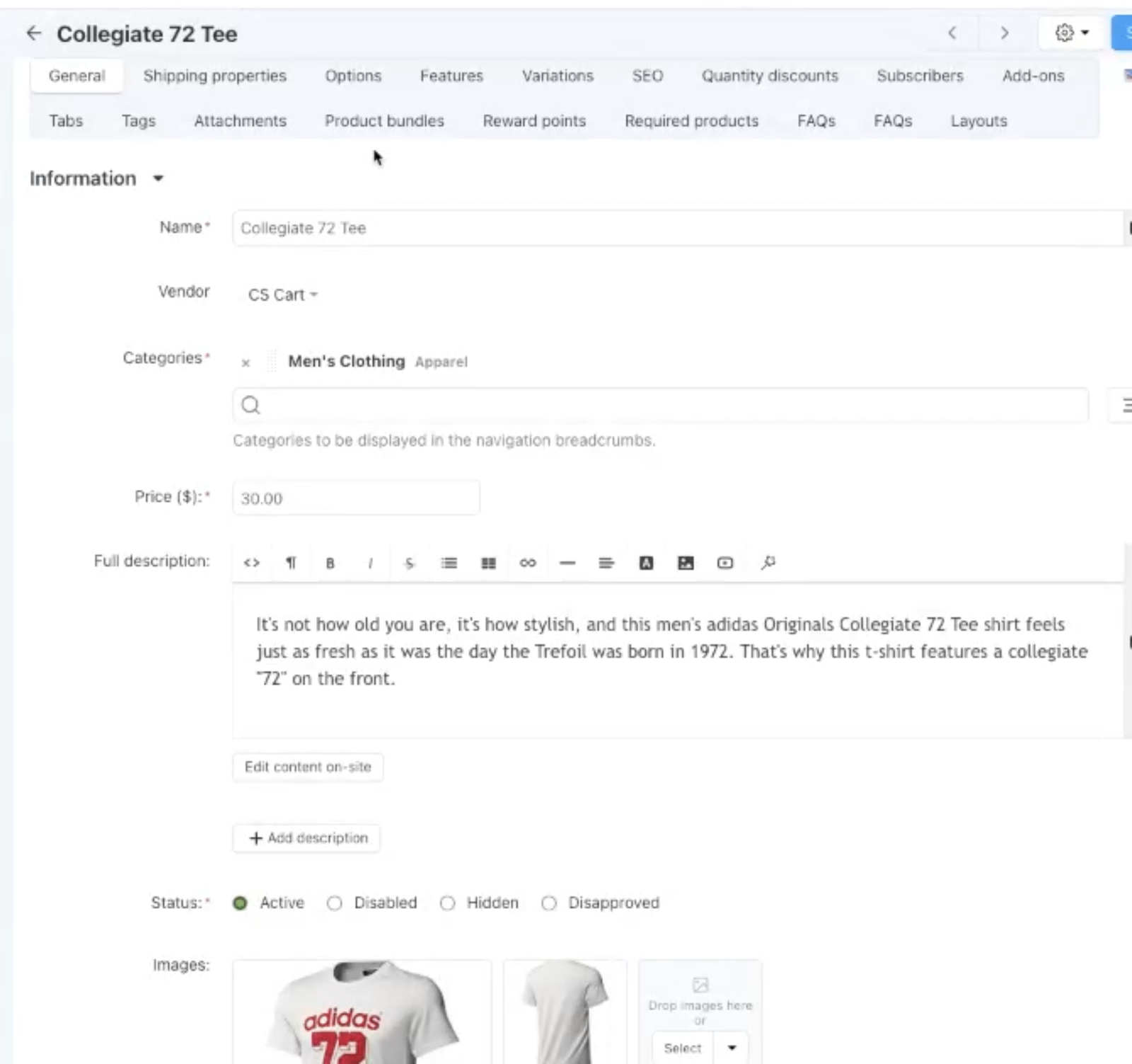 Multiple Product Description Addon — screenshot 5