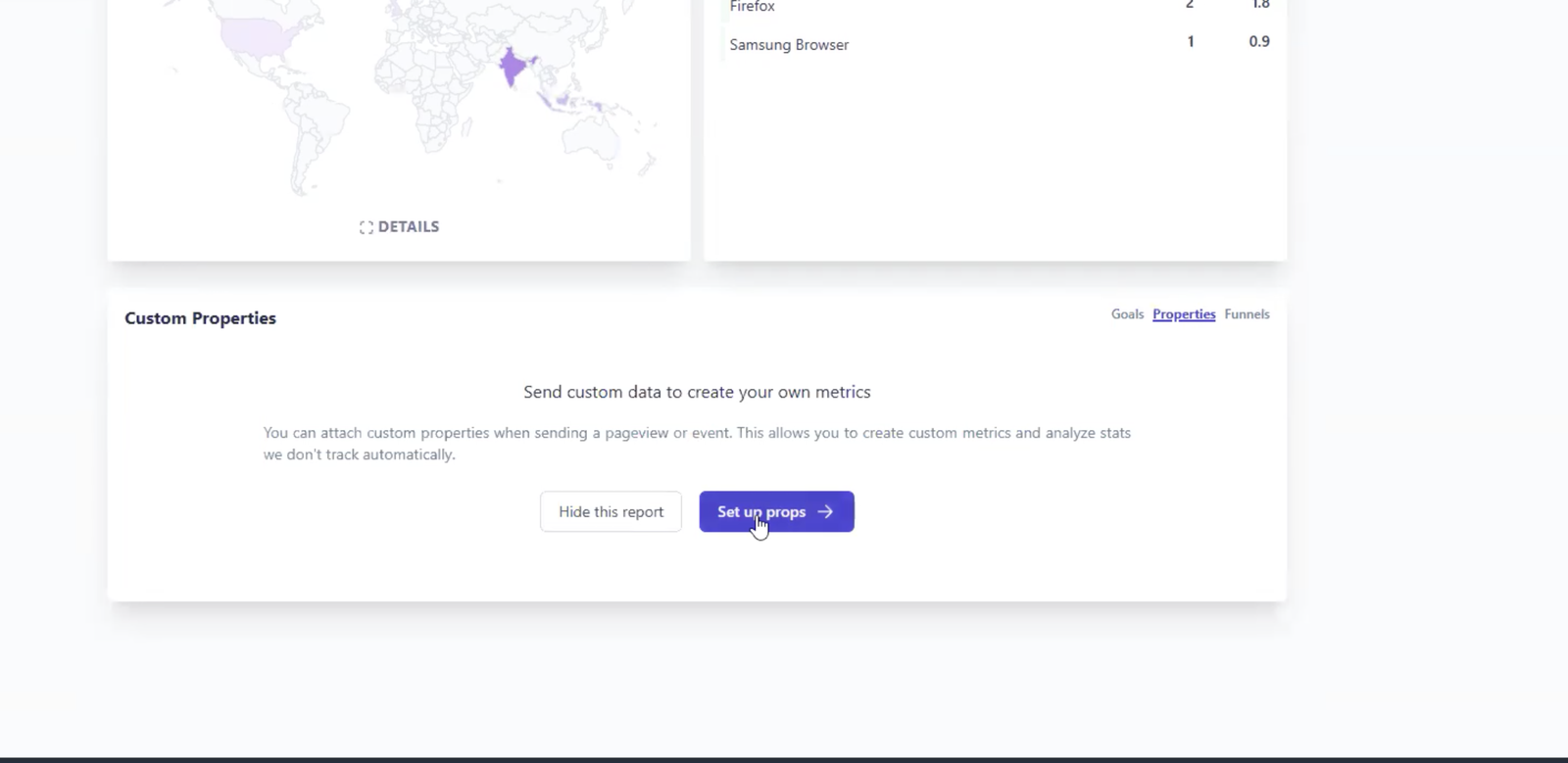 Plausible Integration Module for CS-Cart — screenshot 3