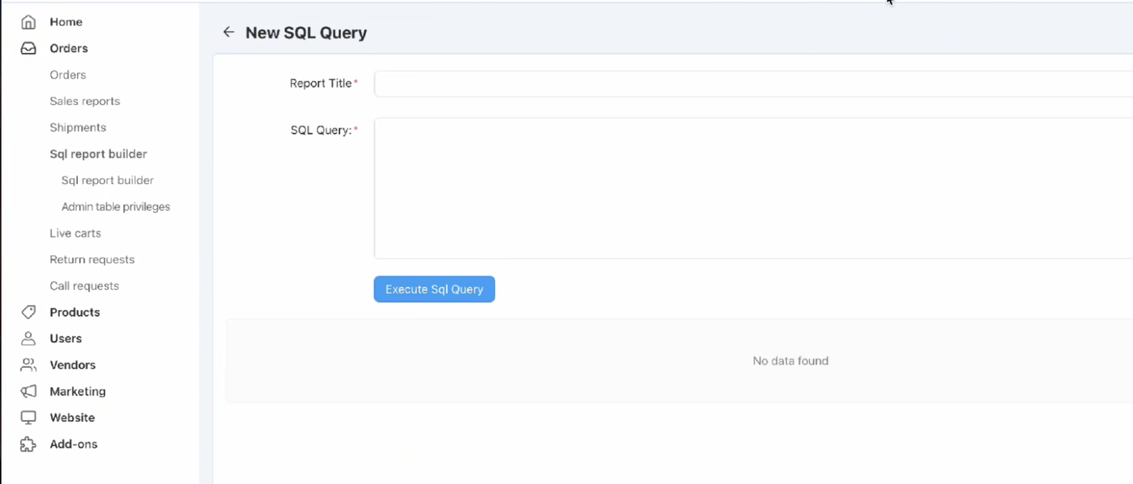 SQL Report Builder — screenshot 3