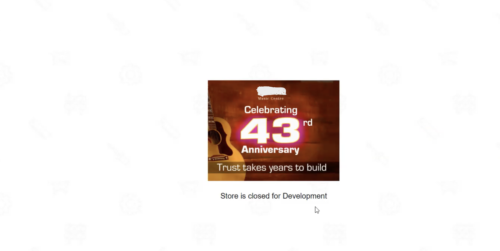 Store Closed Module for OpenCart — screenshot 1